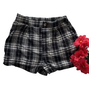 Altar'd State Shorts Womens Black white Sz M Stripes Pockets‎ Casual